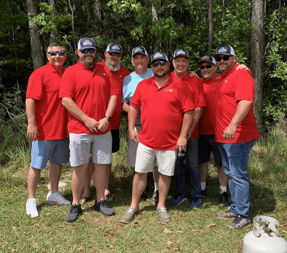 Matt Haley's Crawfish boil team